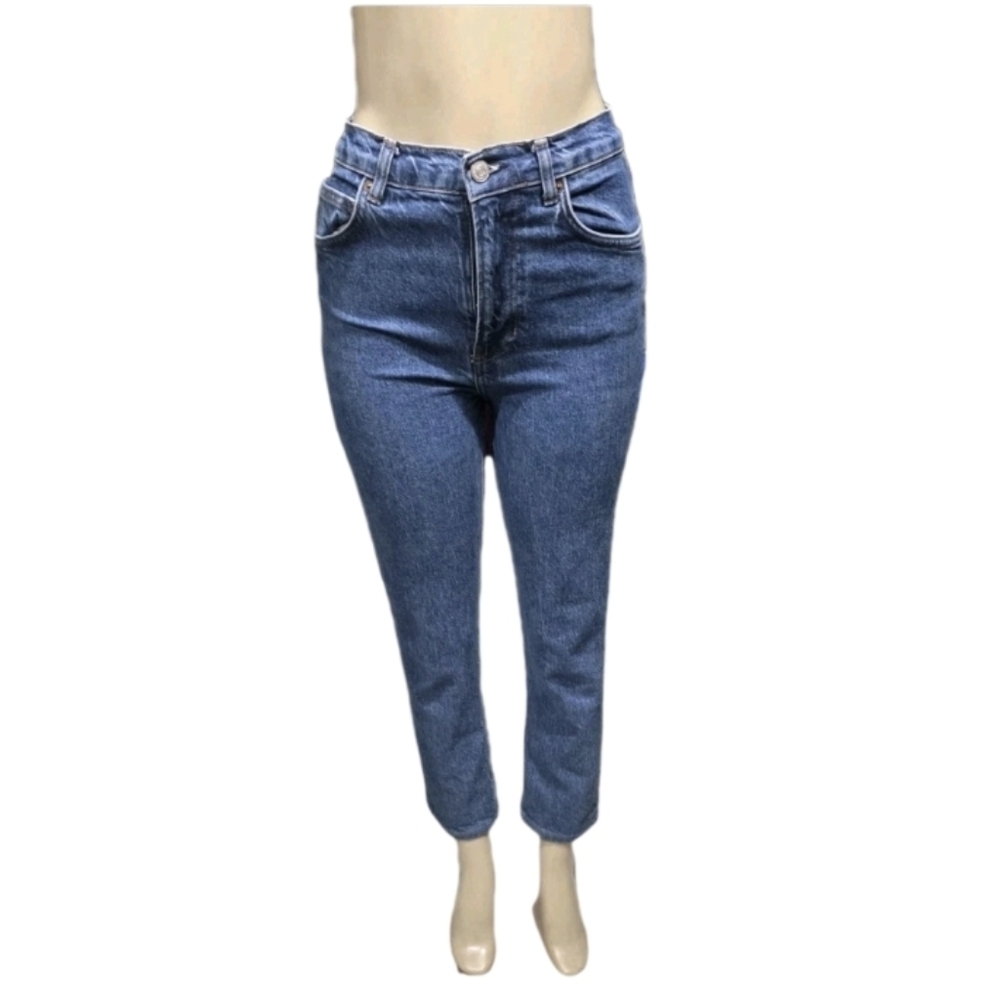 Reformation Liza Ultra High Rise Slim Straight Jeans
